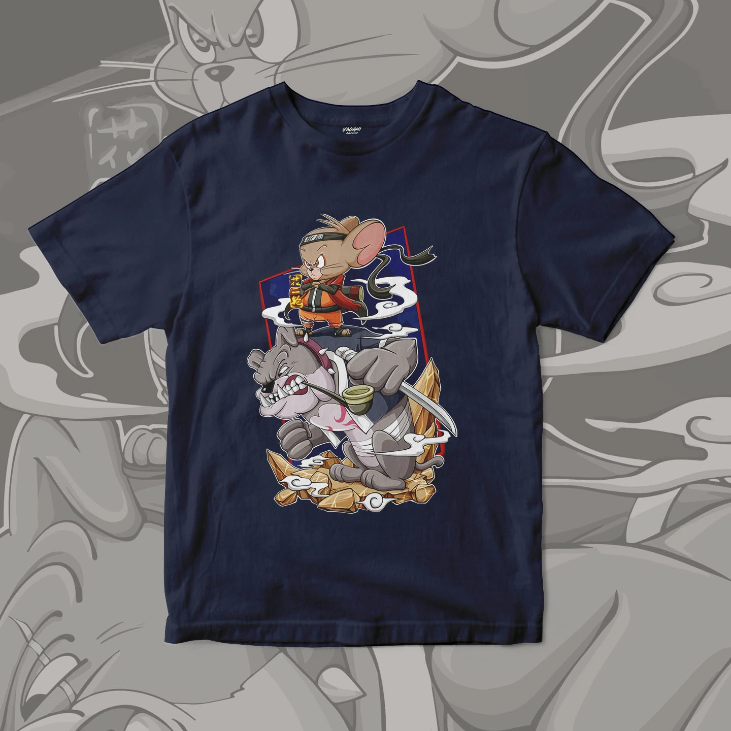 Jerry Spike Ninja Duo | Unisex Jersey Short Sleeve Tee - Image 7