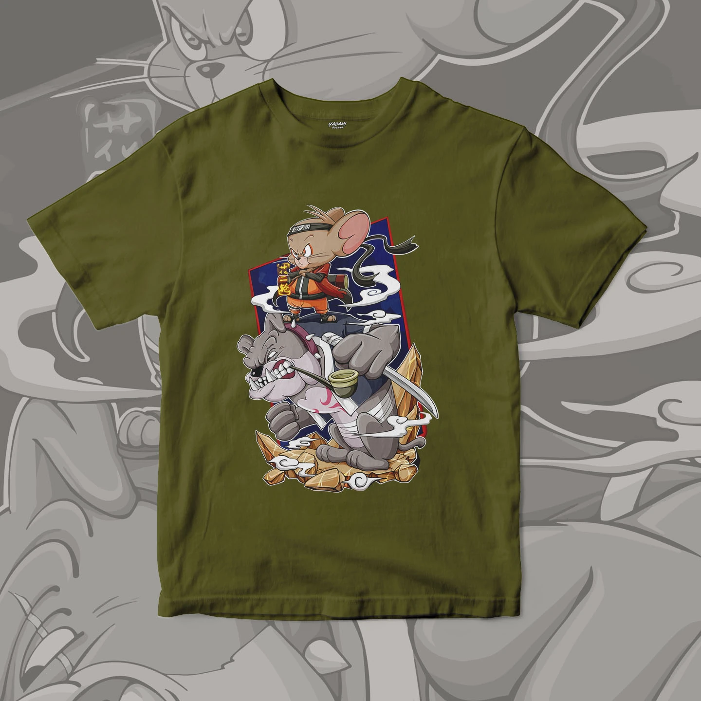 Jerry Spike Ninja Duo | Unisex Jersey Short Sleeve Tee - Image 6