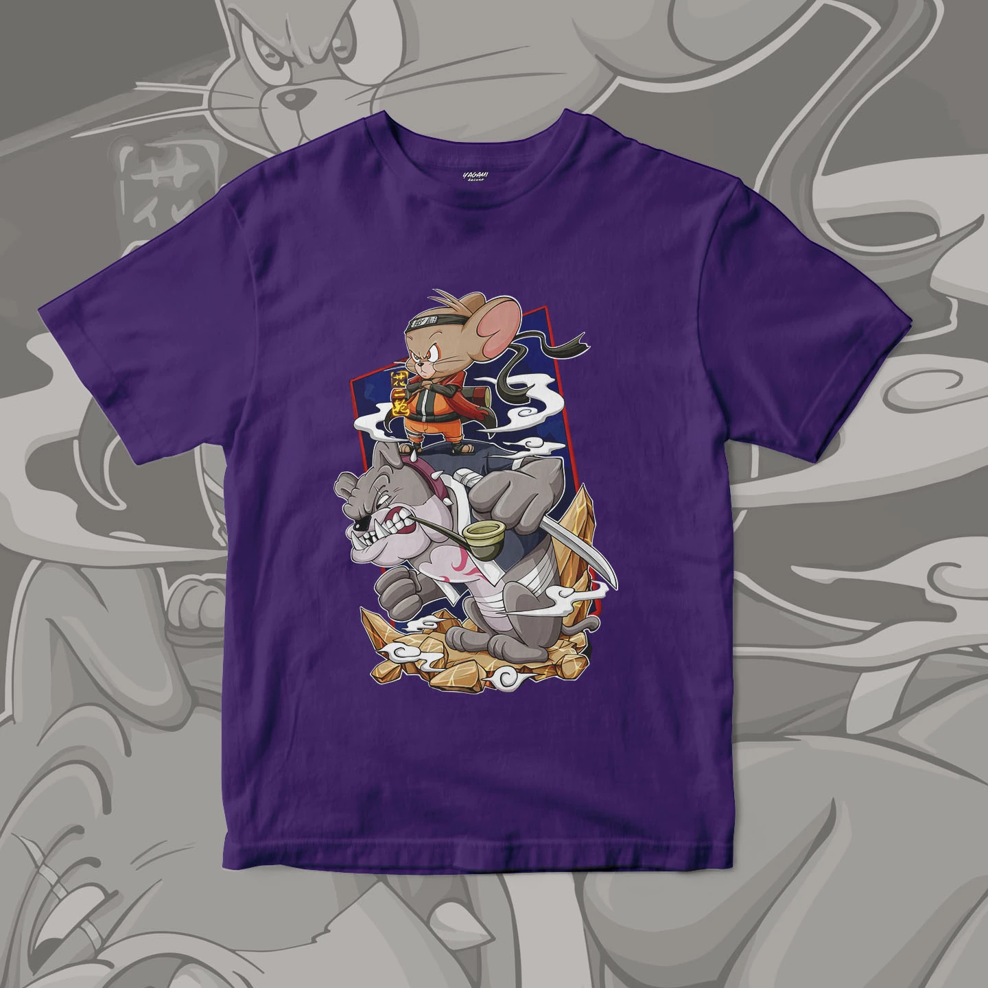 Jerry Spike Ninja Duo | Unisex Jersey Short Sleeve Tee - Image 5