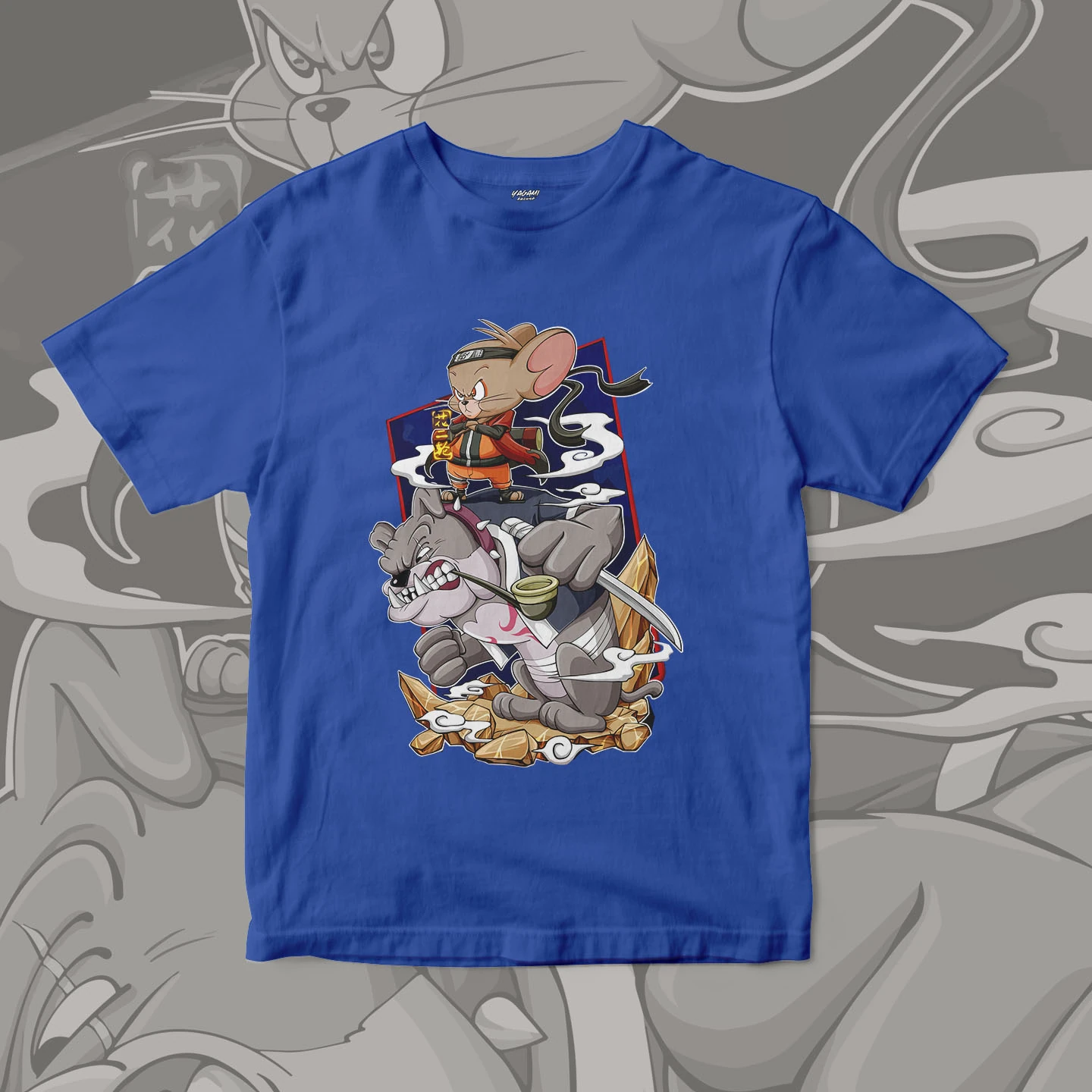 Jerry Spike Ninja Duo | Unisex Jersey Short Sleeve Tee - Image 4