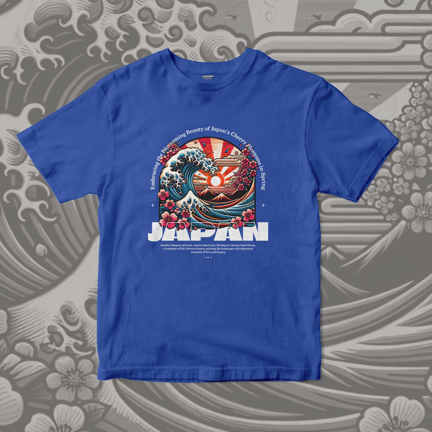 Sakura Wave Japan | Unisex Jersey Short Sleeve Tee - Image 15