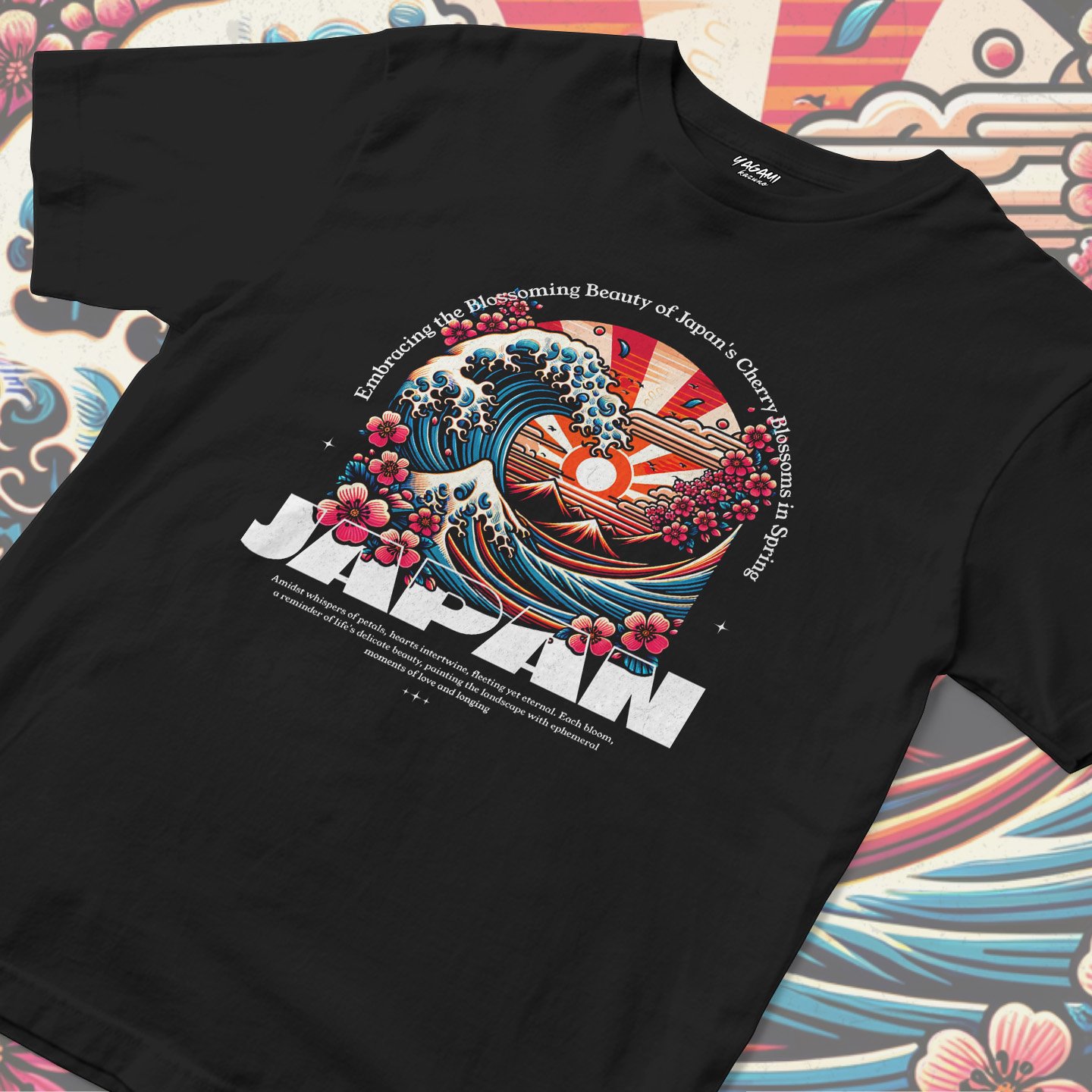 Sakura Wave Japan | Unisex Jersey Short Sleeve Tee