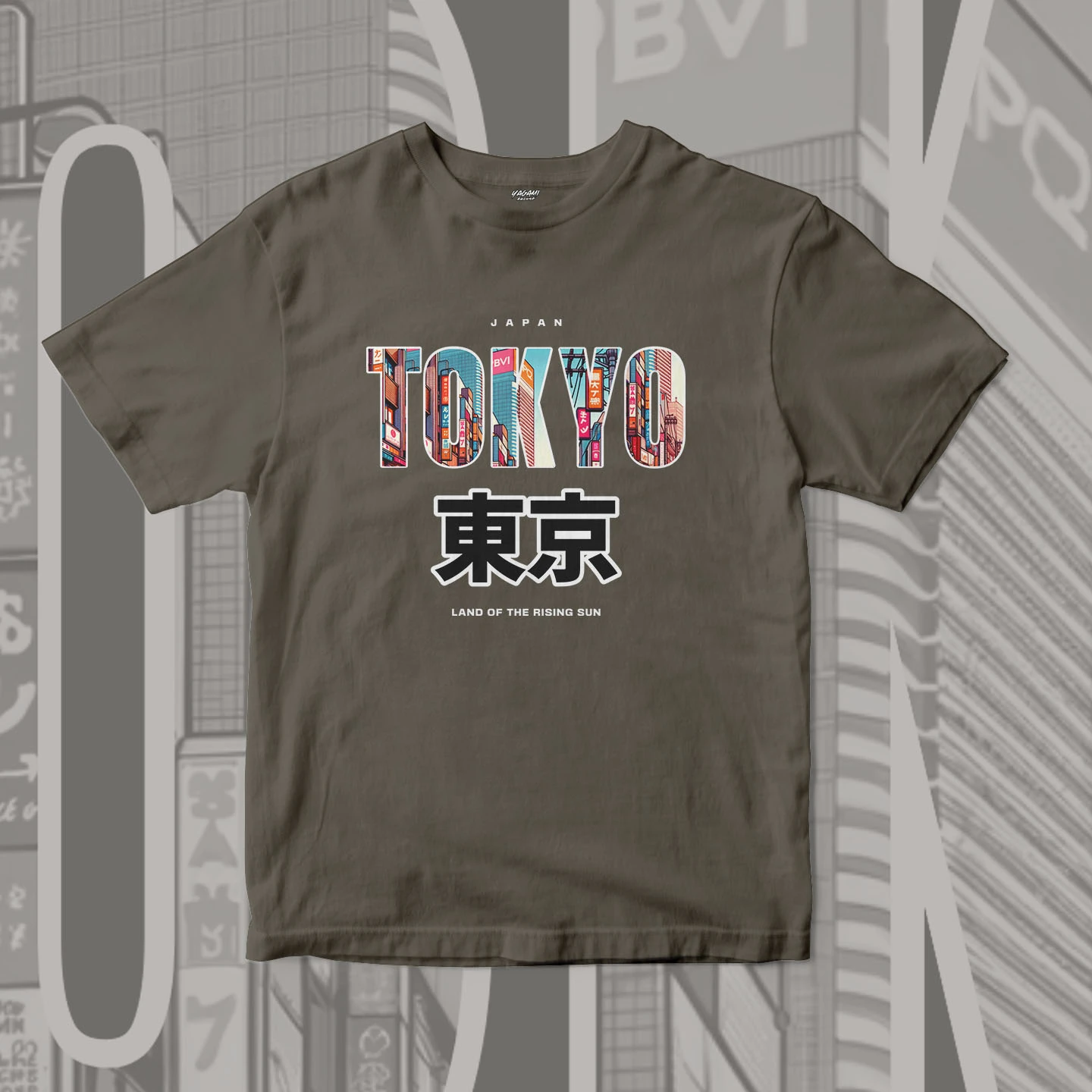 Tokyo Cityscape | Unisex Jersey Short Sleeve Tee - Image 5