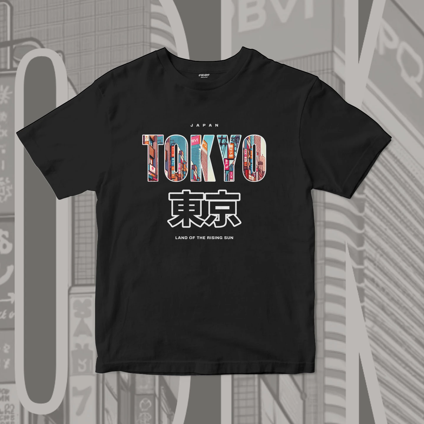 Tokyo Cityscape | Unisex Jersey Short Sleeve Tee - Image 3
