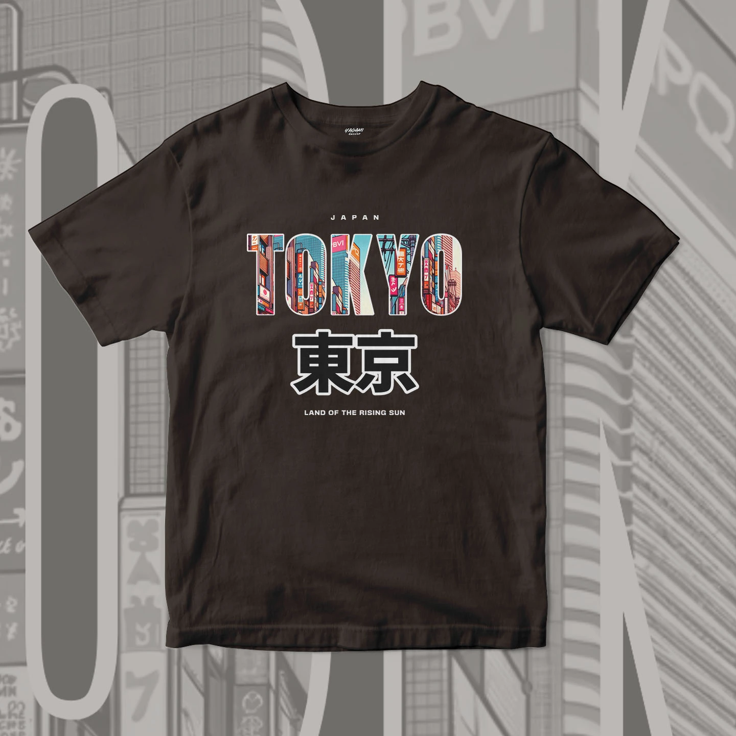 Tokyo Cityscape | Unisex Jersey Short Sleeve Tee - Image 7