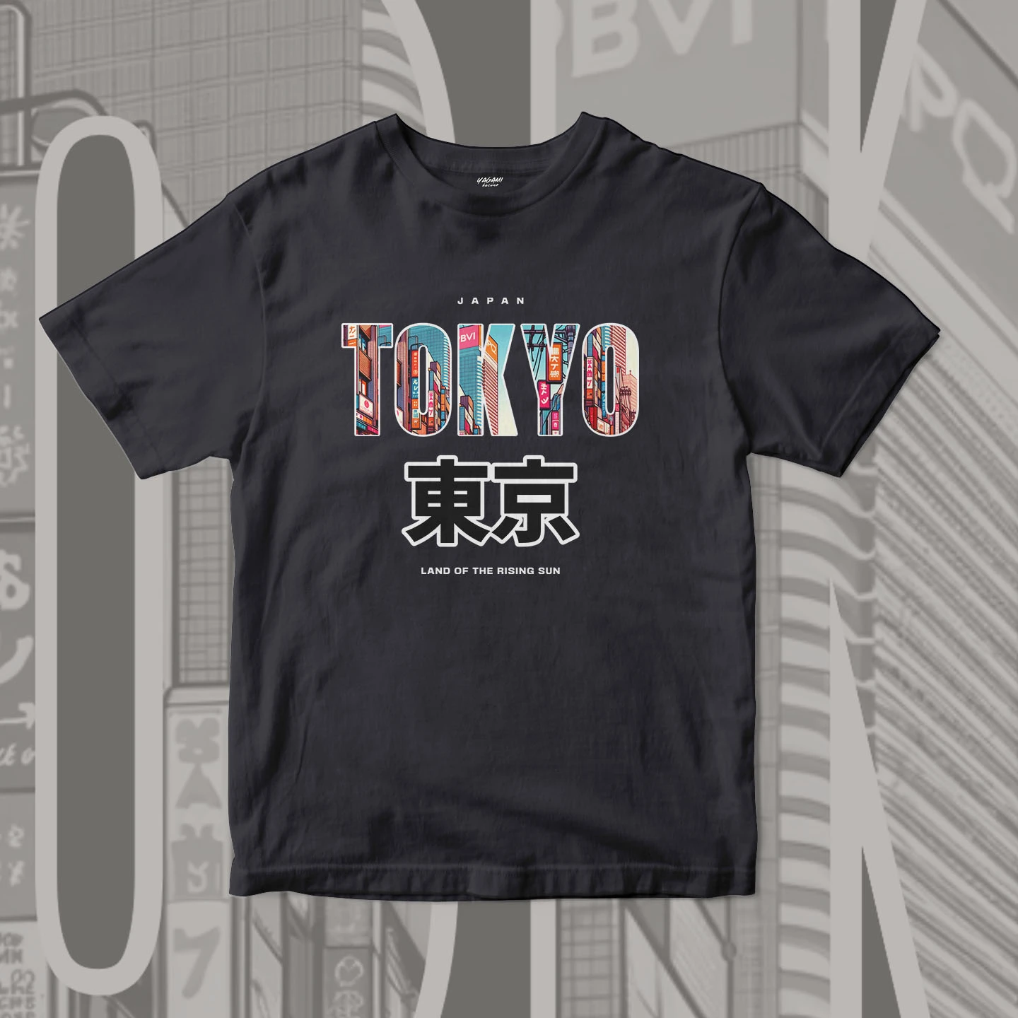 Tokyo Cityscape | Unisex Jersey Short Sleeve Tee - Image 8