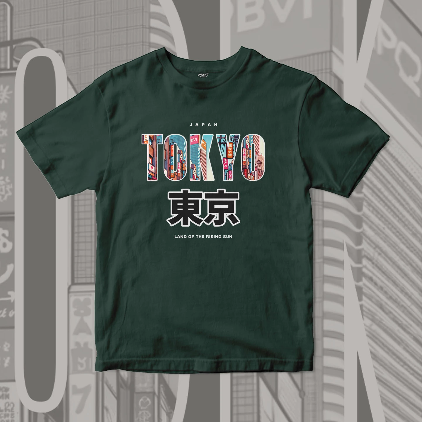 Tokyo Cityscape | Unisex Jersey Short Sleeve Tee - Image 9