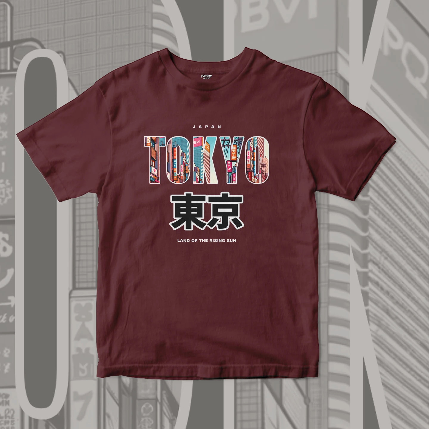Tokyo Cityscape | Unisex Jersey Short Sleeve Tee - Image 11