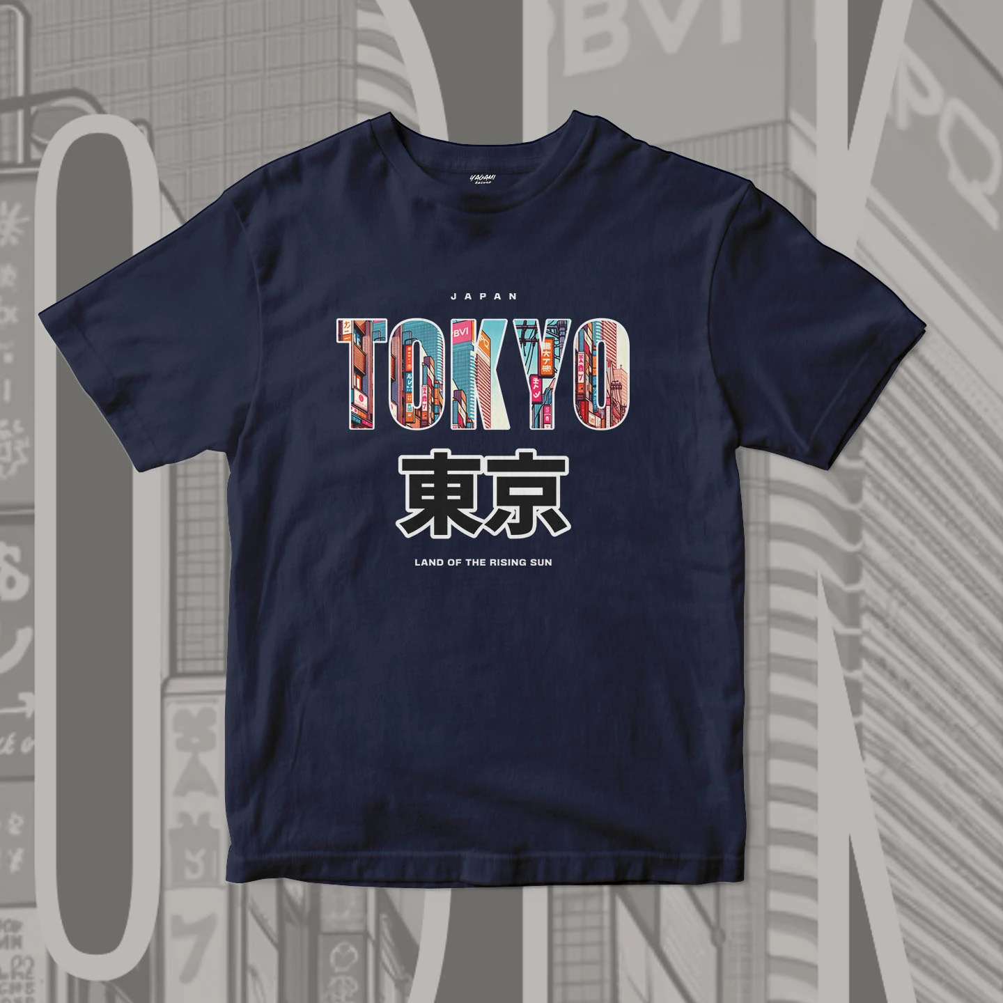 Tokyo Cityscape | Unisex Jersey Short Sleeve Tee - Image 12