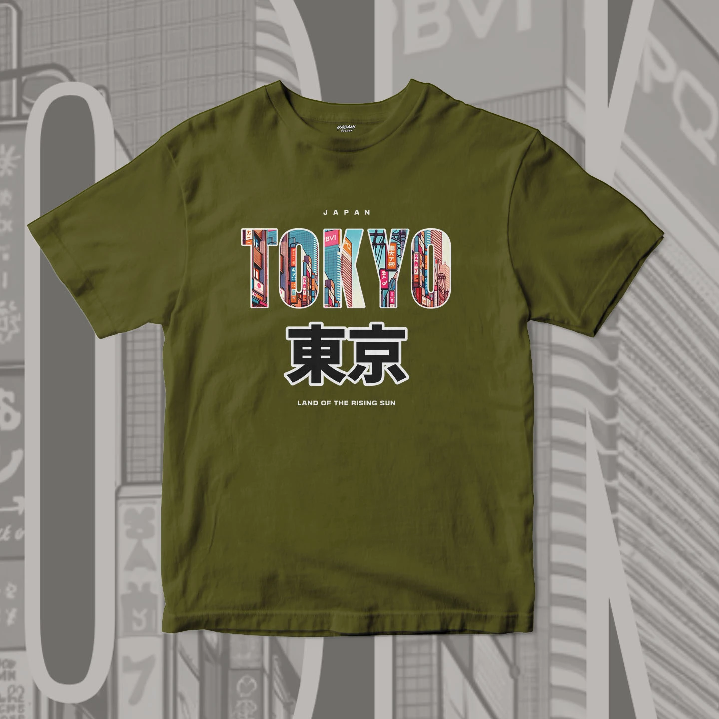 Tokyo Cityscape | Unisex Jersey Short Sleeve Tee - Image 13