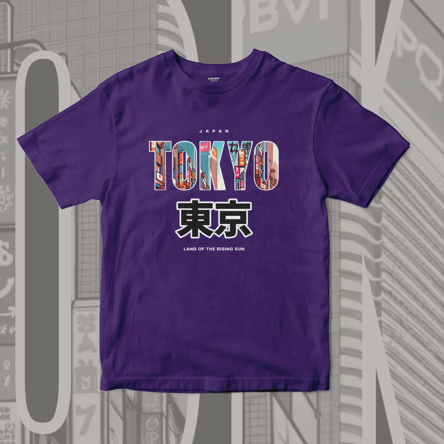 Tokyo Cityscape | Unisex Jersey Short Sleeve Tee - Image 14
