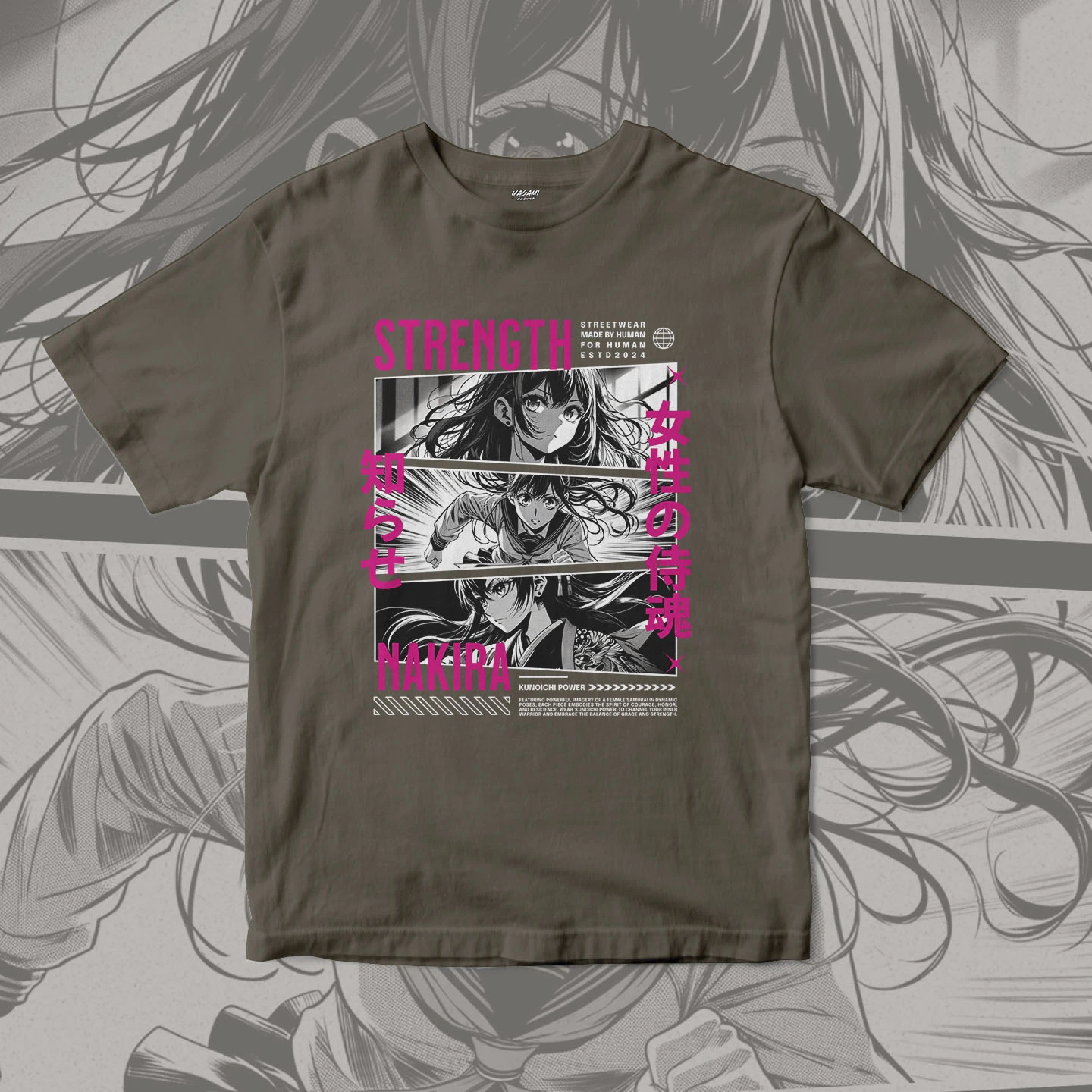 Kunoichi Strength | Unisex Jersey Short Sleeve Tee - Image 14