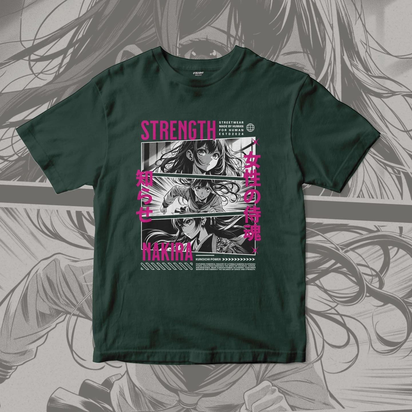 Kunoichi Strength | Unisex Jersey Short Sleeve Tee - Image 10
