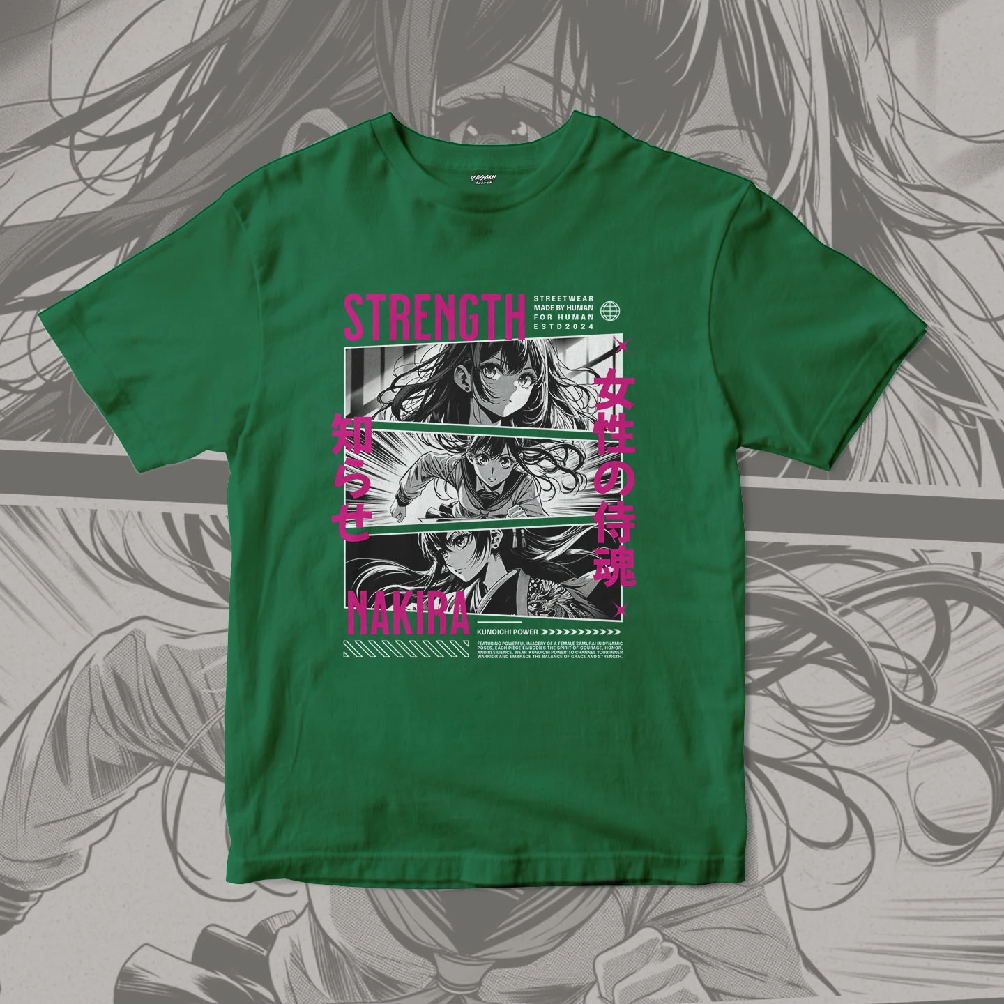 Kunoichi Strength | Unisex Jersey Short Sleeve Tee - Image 9