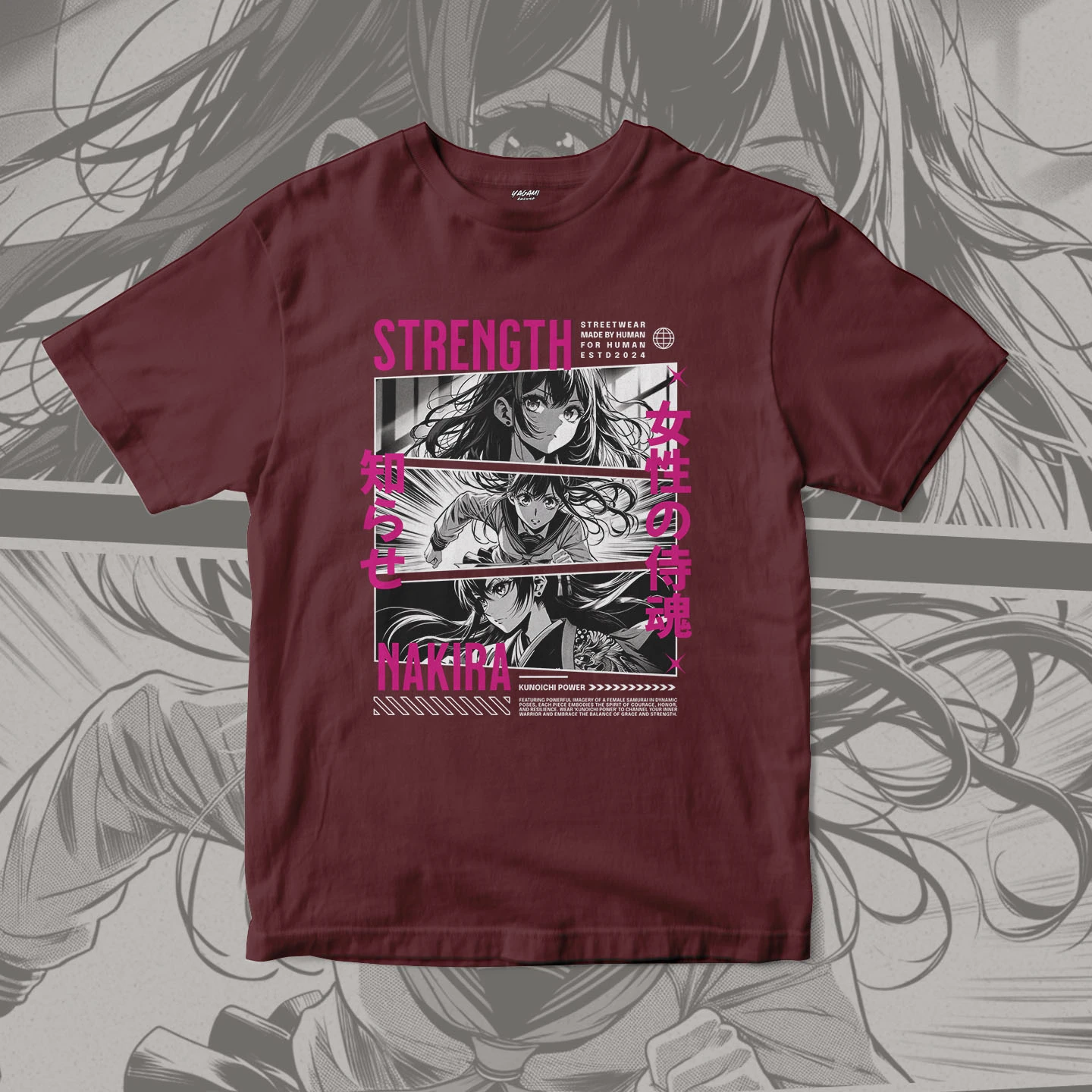 Kunoichi Strength | Unisex Jersey Short Sleeve Tee - Image 8