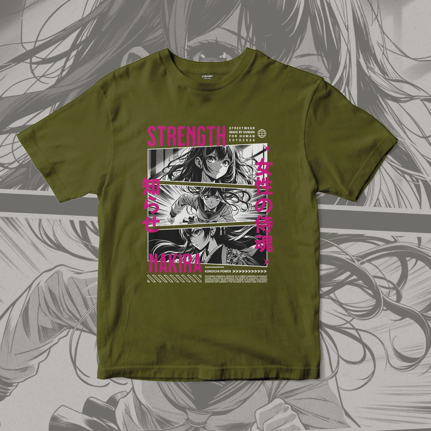 Kunoichi Strength | Unisex Jersey Short Sleeve Tee - Image 6