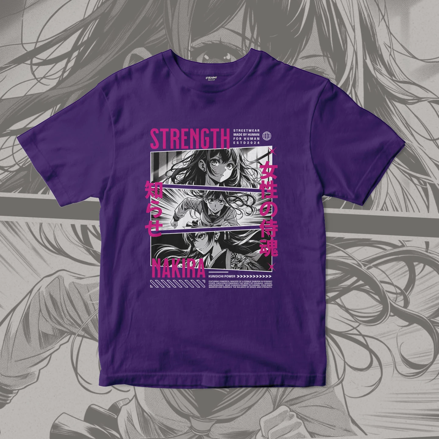 Kunoichi Strength | Unisex Jersey Short Sleeve Tee - Image 5