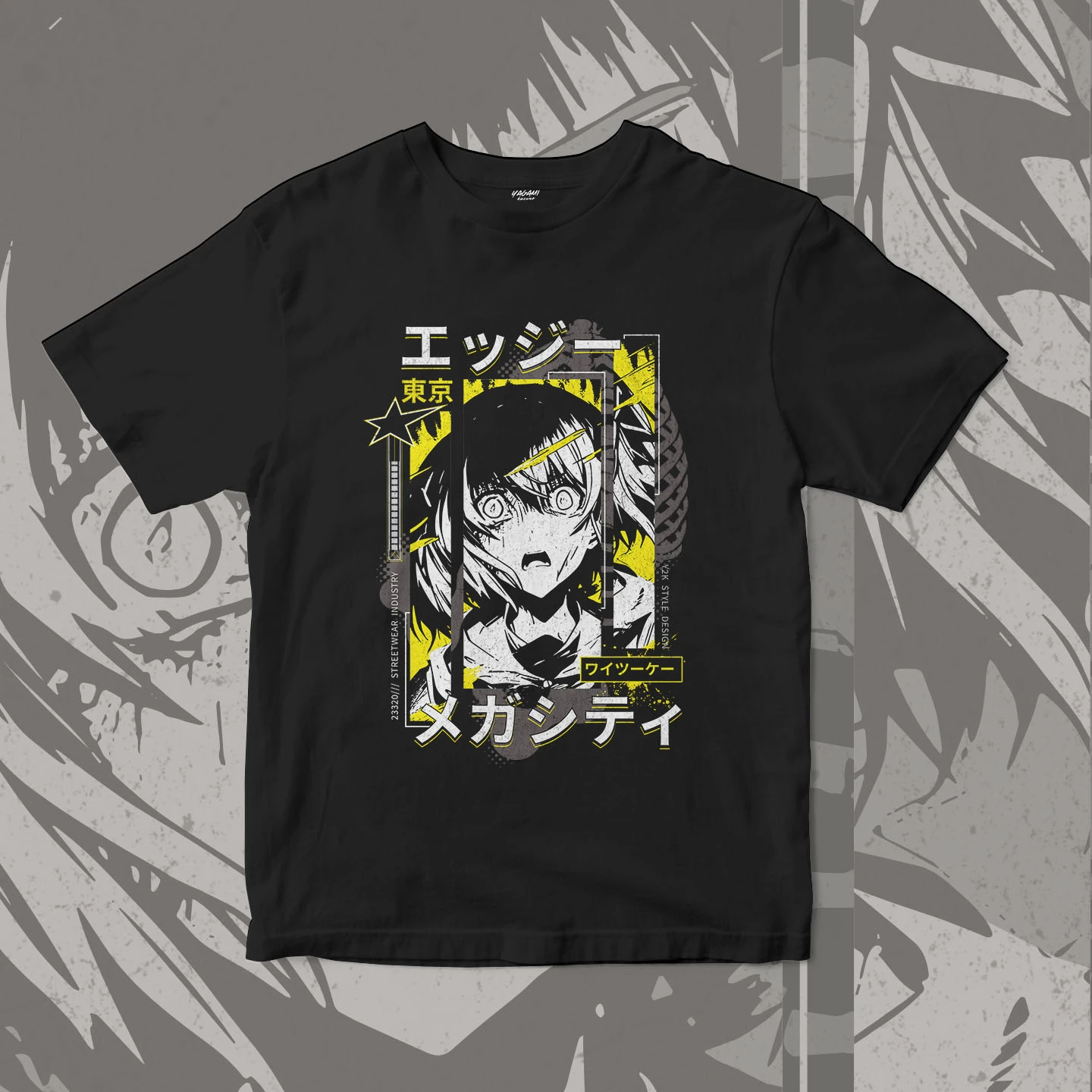 Manga Shock Disturbance | Unisex Jersey Short Sleeve Tee - Image 3