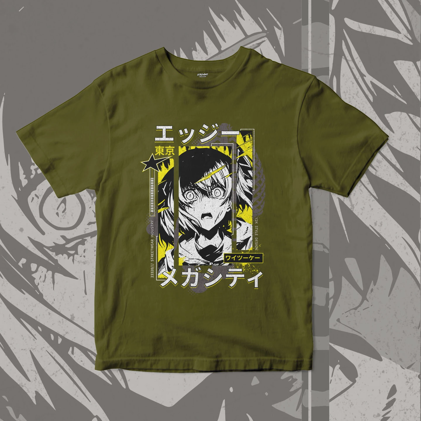 Manga Shock Disturbance | Unisex Jersey Short Sleeve Tee - Image 6
