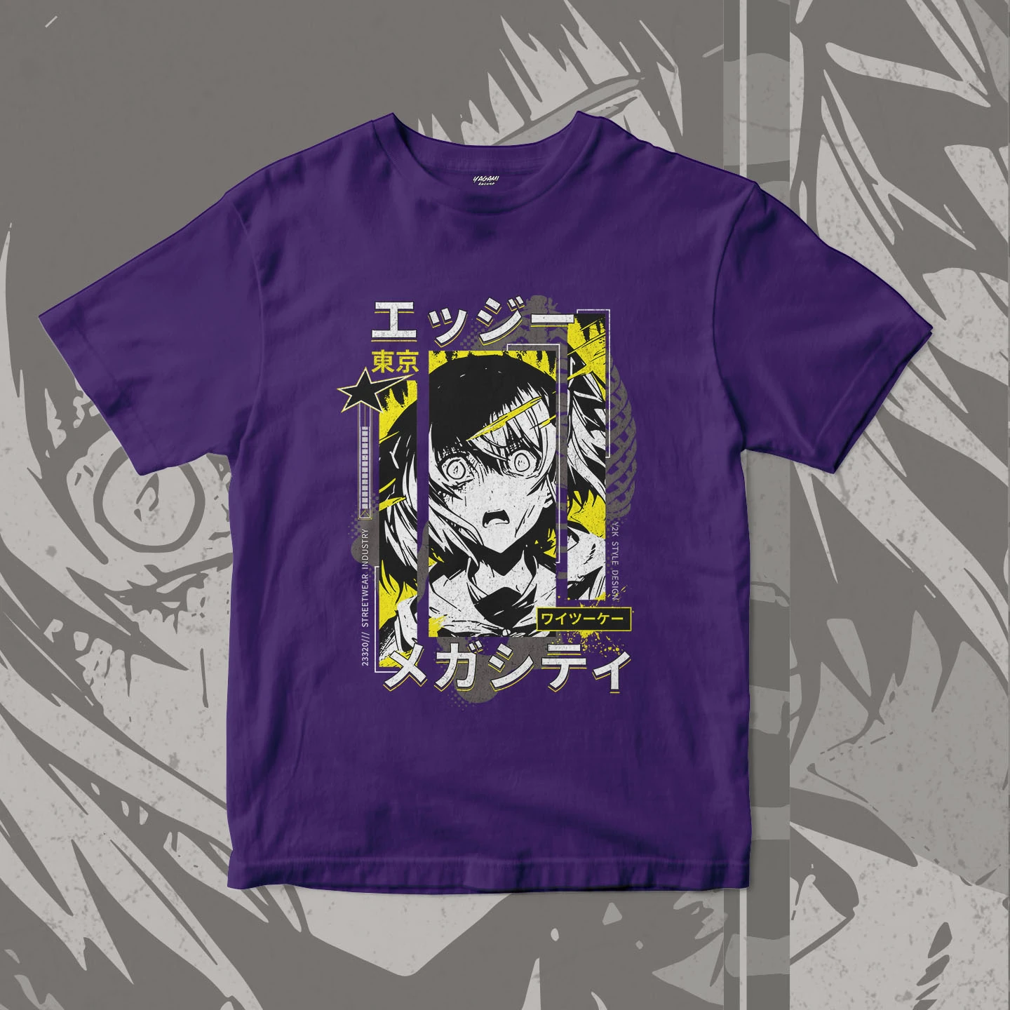 Manga Shock Disturbance | Unisex Jersey Short Sleeve Tee - Image 5