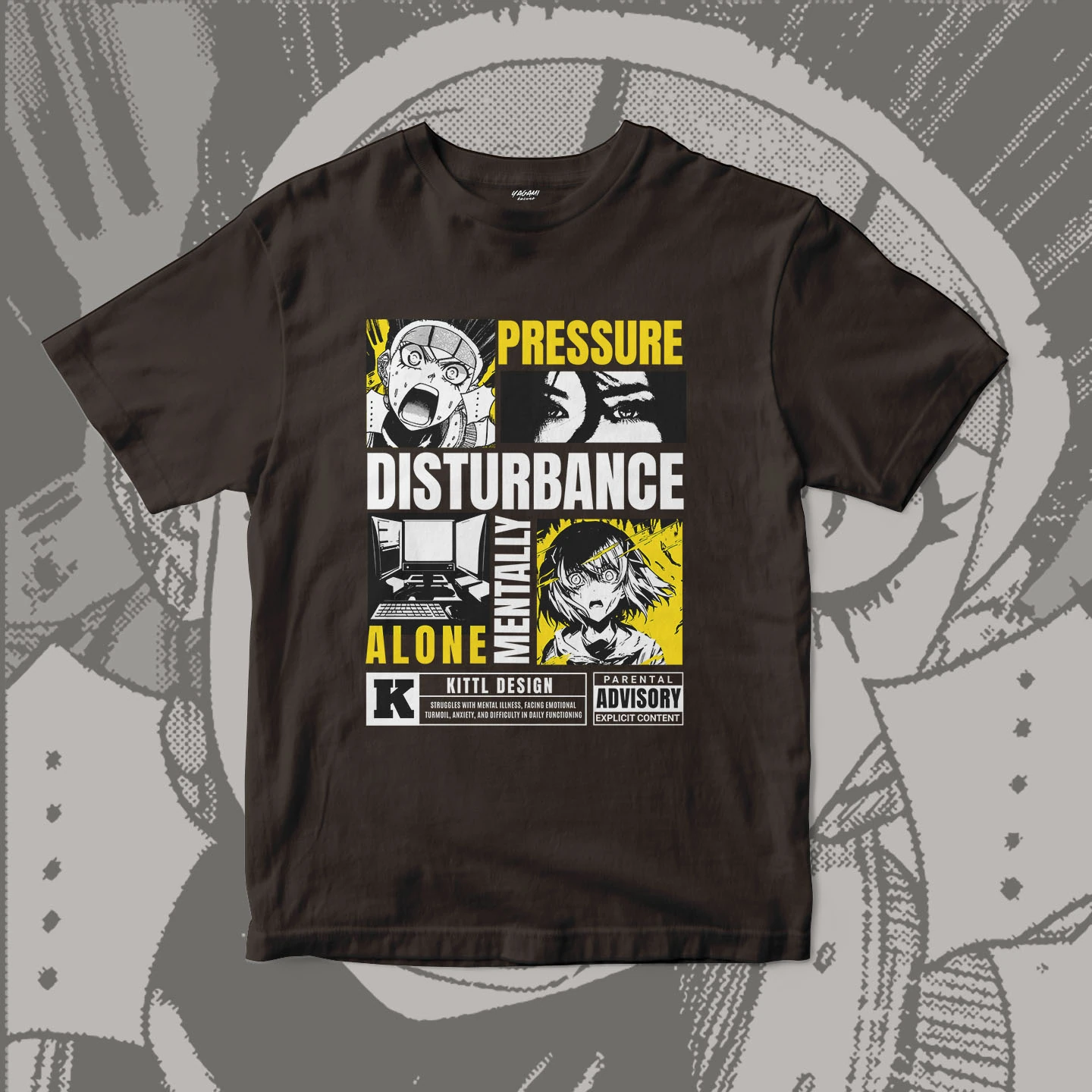 Pressure Manga Collage | Unisex Jersey Short Sleeve Tee - Image 12