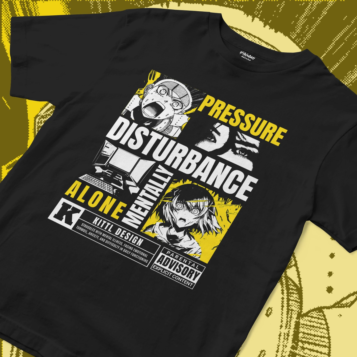 Pressure Manga Collage | Unisex Jersey Short Sleeve Tee