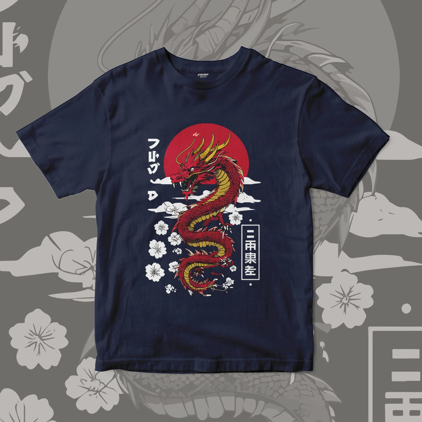 Crimson Dragon Spirit | Unisex Jersey Short Sleeve Tee - Image 10