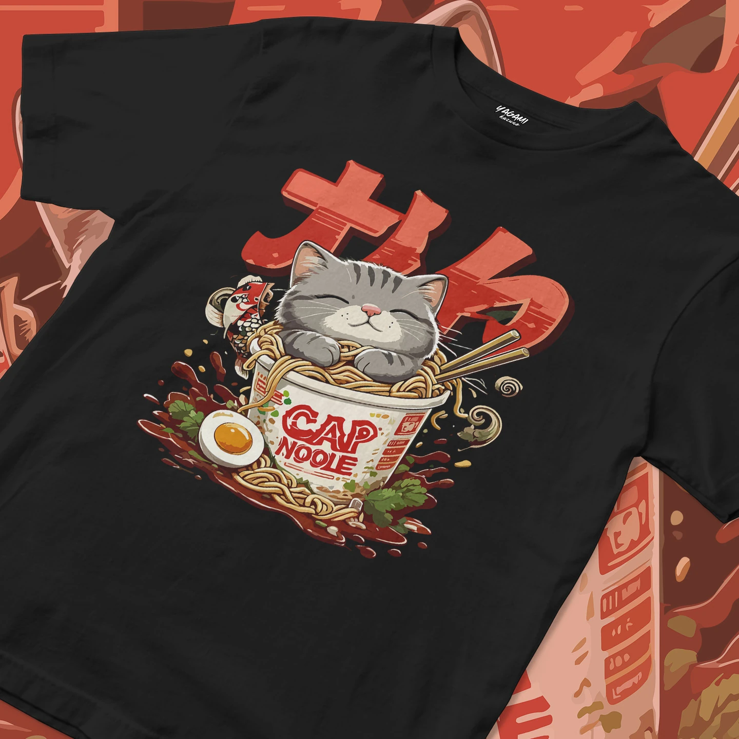 Ramen Cat Comfort | Unisex Jersey Short Sleeve Tee
