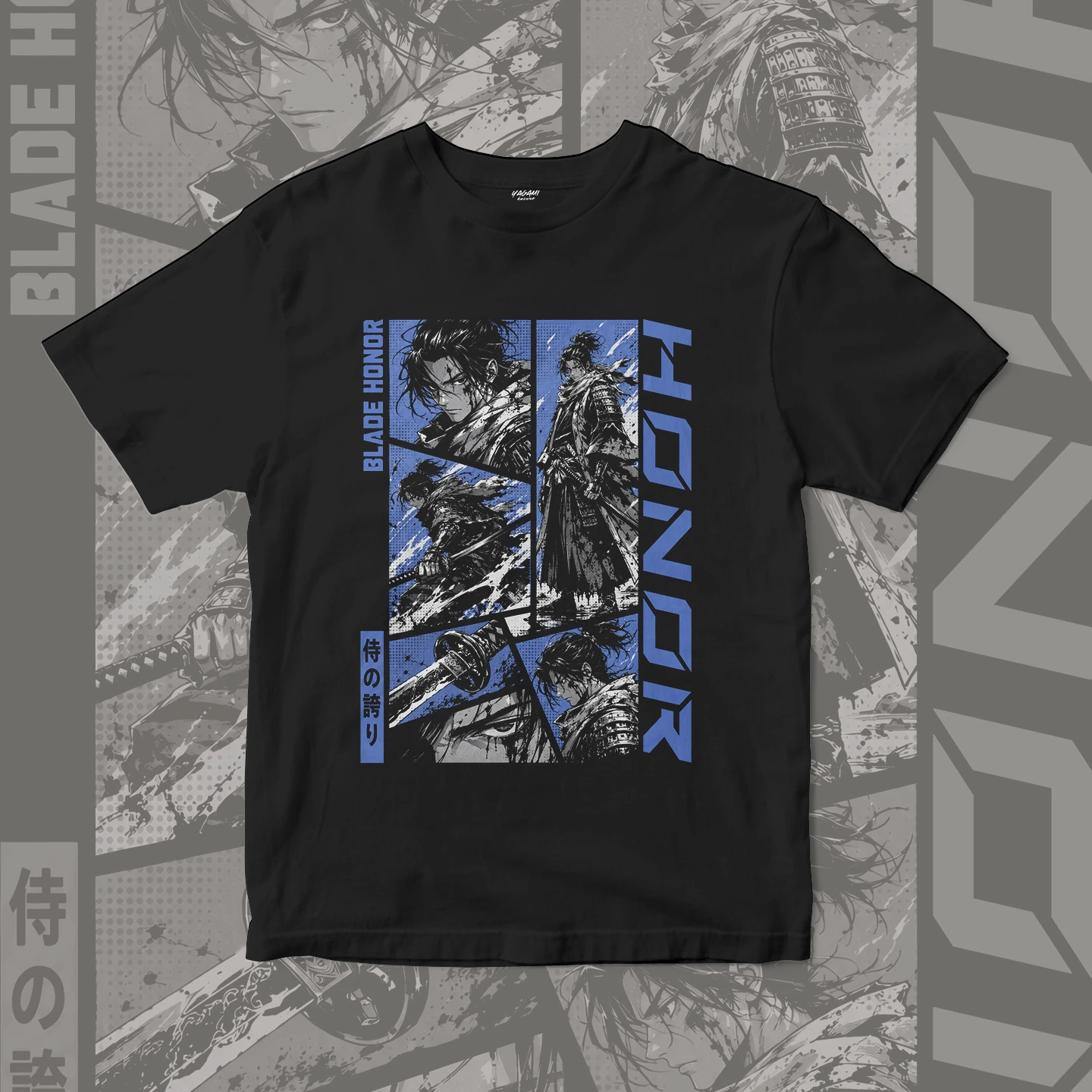 Blade Honor Samurai | Unisex Jersey Short Sleeve Tee - Image 3