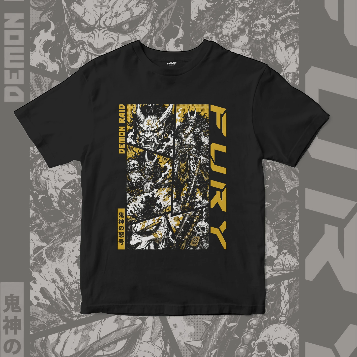 Demon Raid Oni | Unisex Jersey Short Sleeve Tee - Image 3