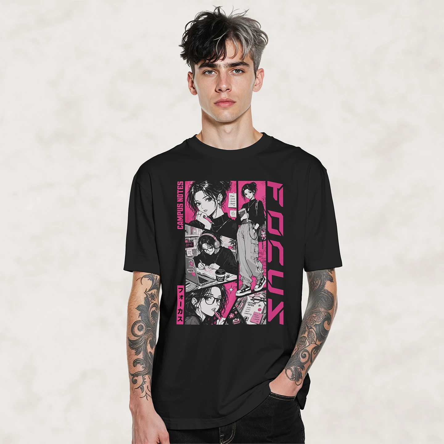 Campus Focus Notes | Unisex Jersey Short Sleeve Tee - Image 2
