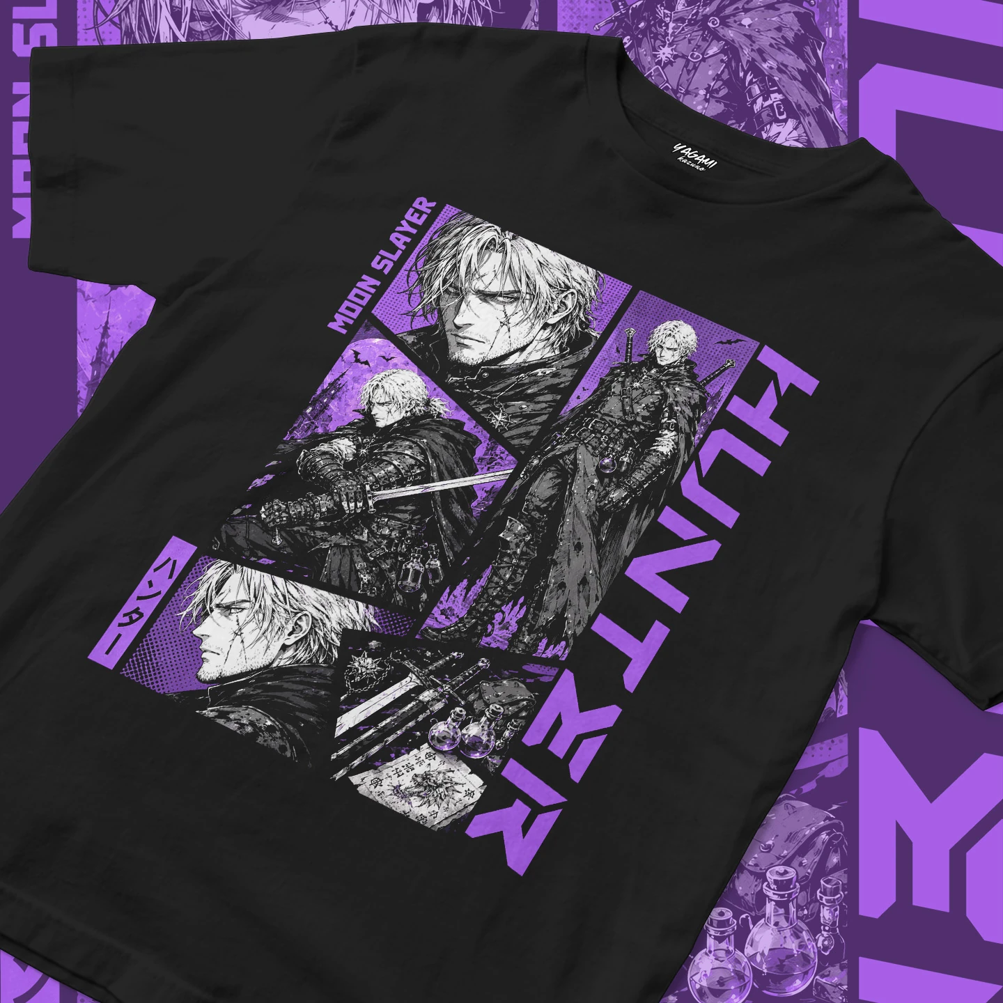 Moon Slayer Hunter | Unisex Jersey Short Sleeve Tee