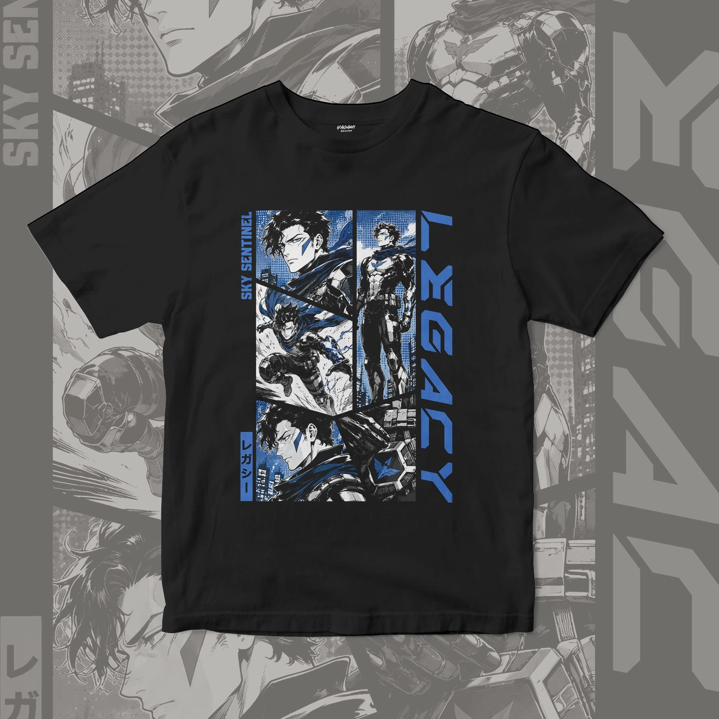 Sky Sentinel Hero | Unisex Jersey Short Sleeve Tee - Image 3