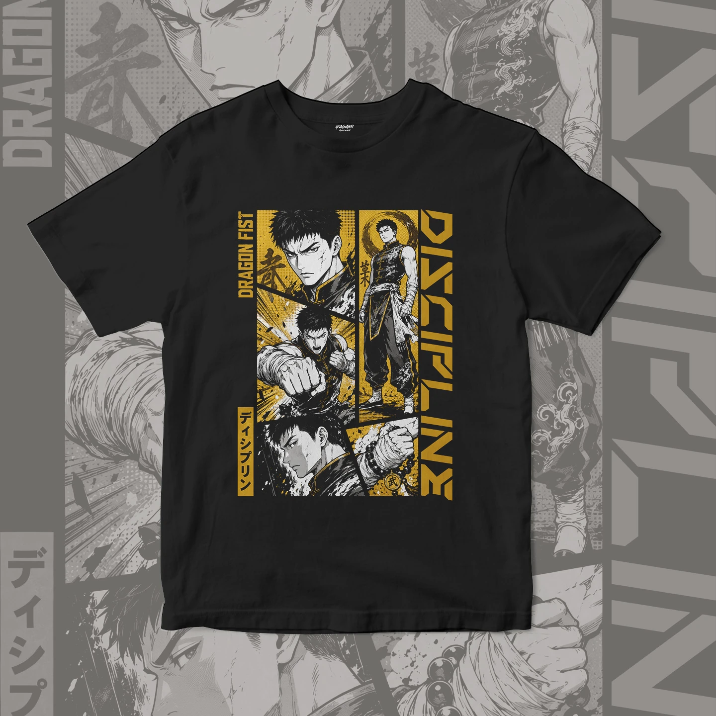 Dragon Fist Warrior | Unisex Jersey Short Sleeve Tee - Image 3