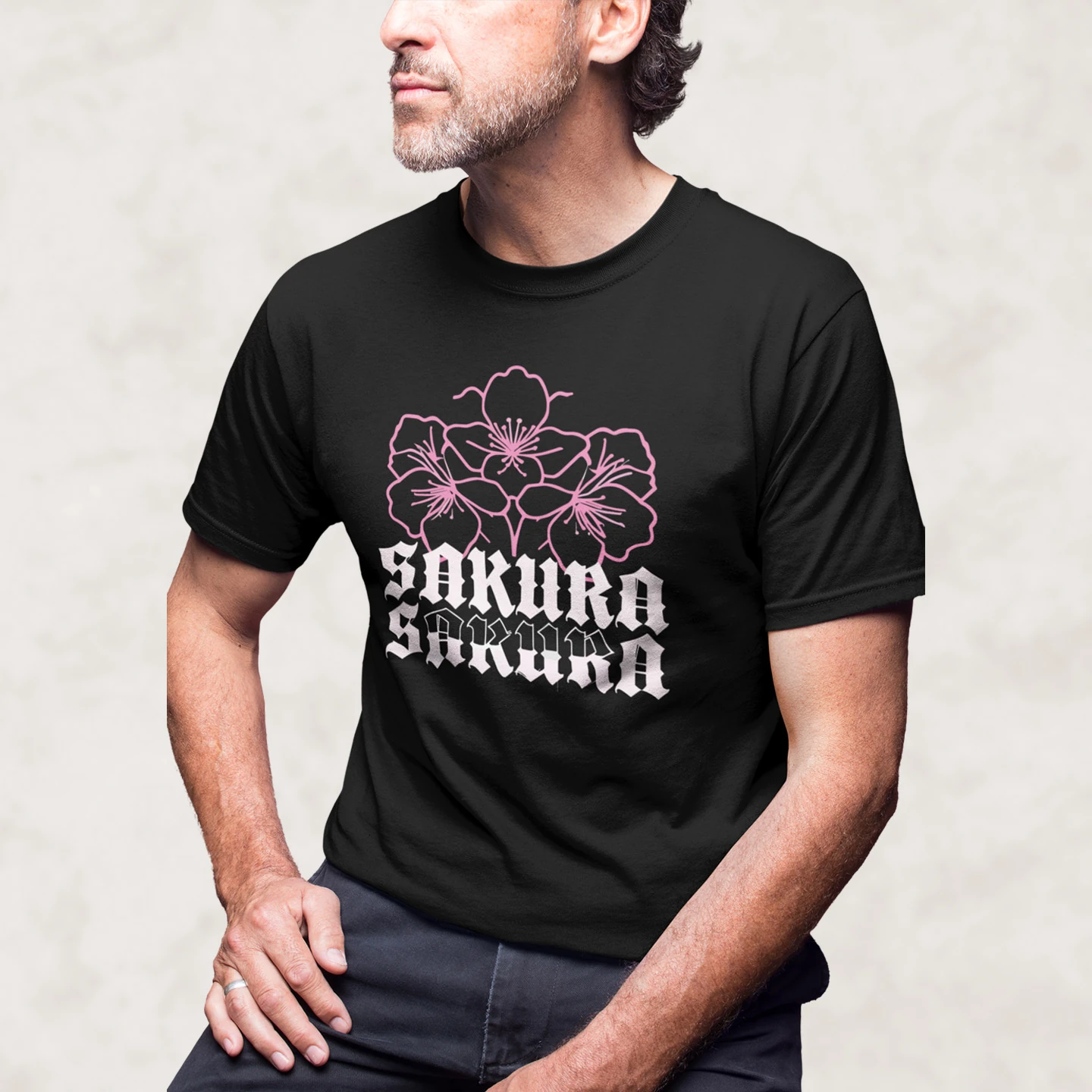 Sakura Gothic Bloom | Unisex Jersey Short Sleeve Tee - Image 2