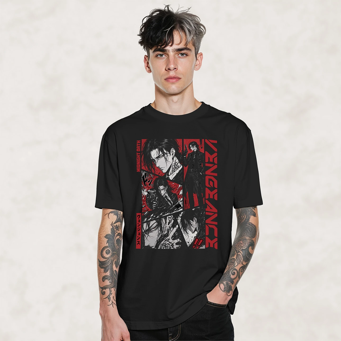 Midnight Oath Assassin | Unisex Jersey Short Sleeve Tee - Image 2