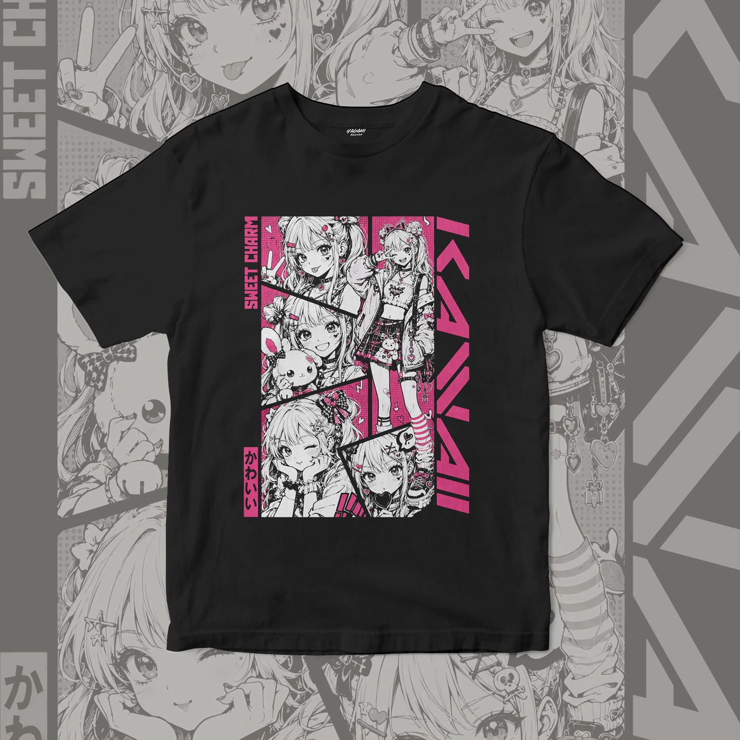 Sweet Charm Kawaii | Unisex Jersey Short Sleeve Tee - Image 3