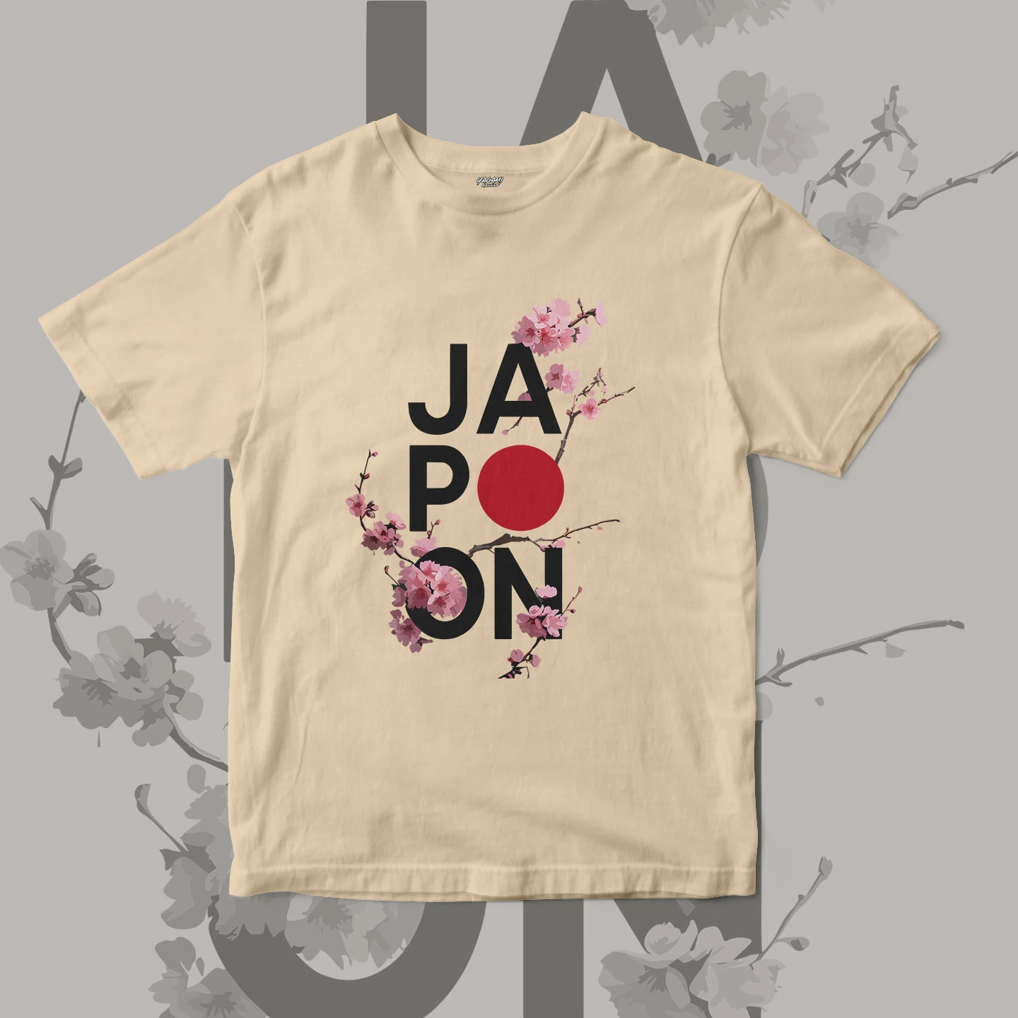 Japan Blossom Sun | Unisex Jersey Short Sleeve Tee - Image 5