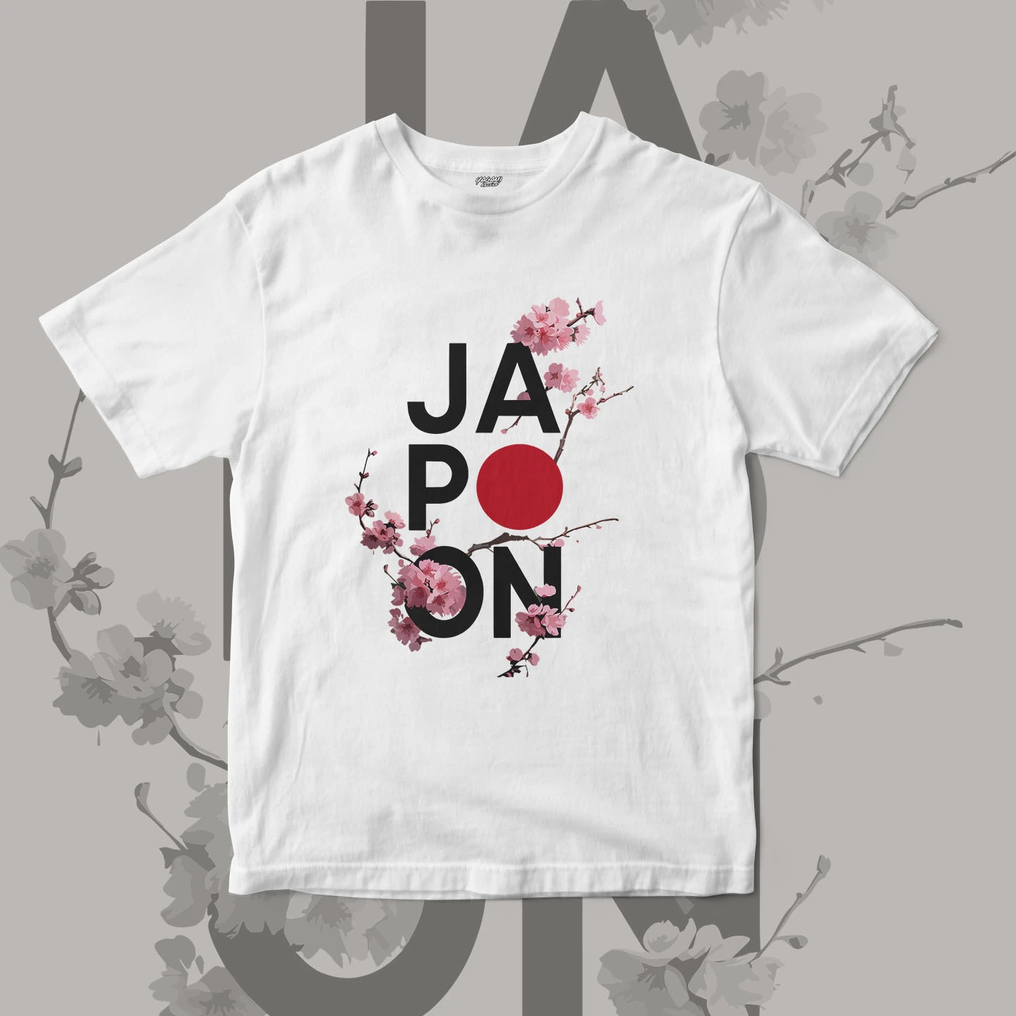 Japan Blossom Sun | Unisex Jersey Short Sleeve Tee - Image 3