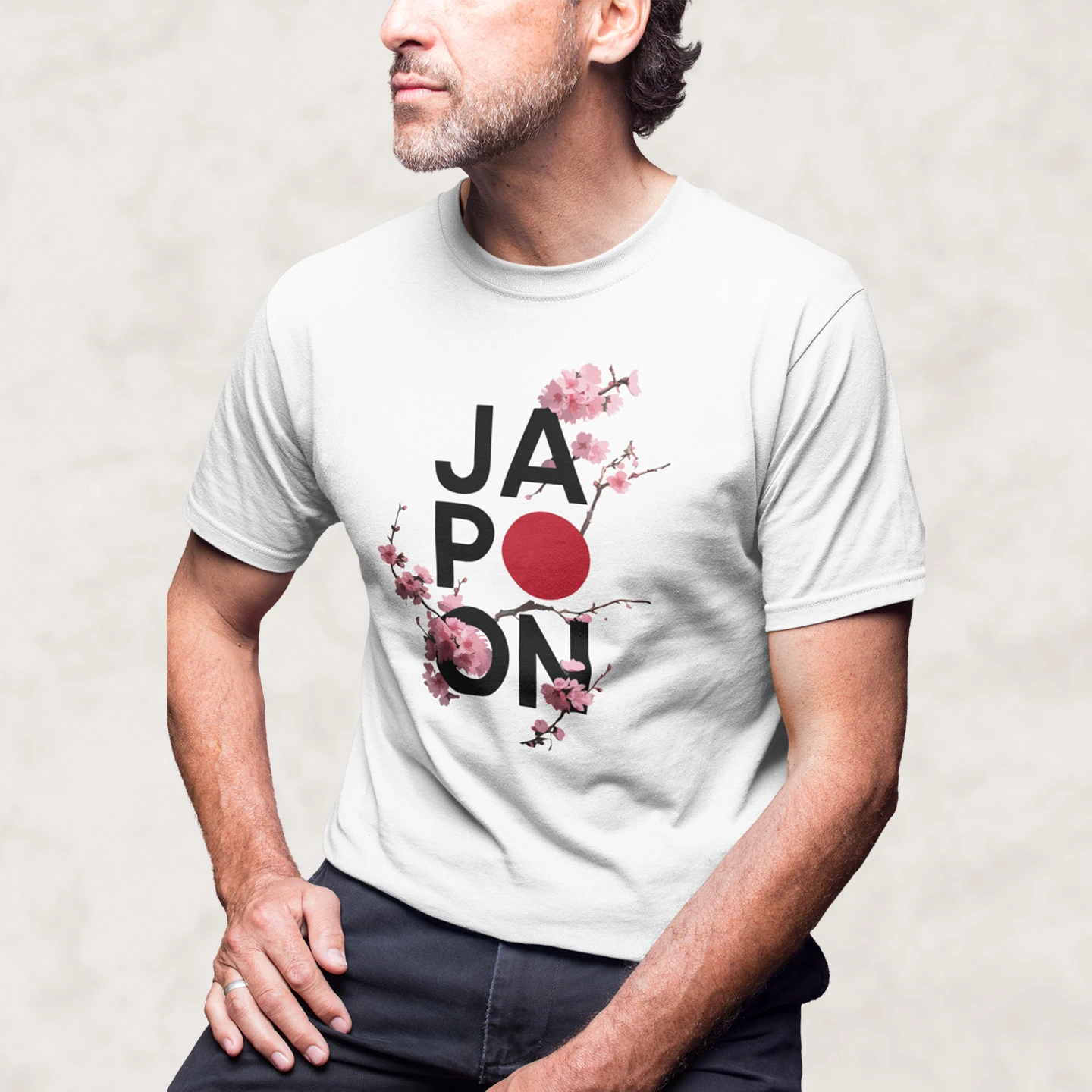 Japan Blossom Sun | Unisex Jersey Short Sleeve Tee - Image 2