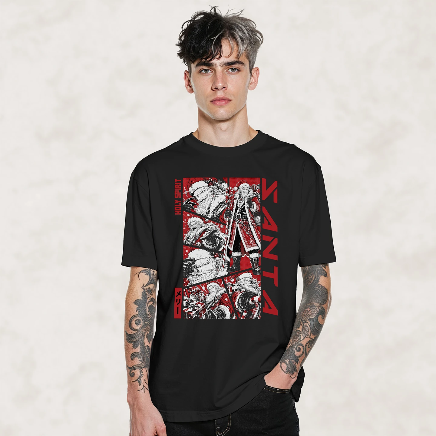 Holiday Spirit Guardian | Unisex Jersey Short Sleeve Tee - Image 2