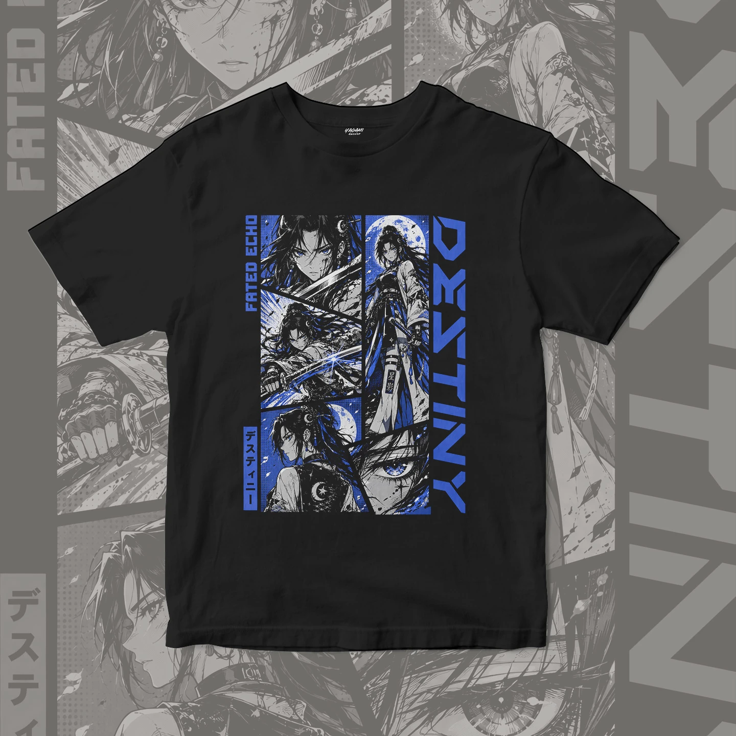 Fated Echo Swordswoman | Unisex Jersey Short Sleeve Tee - Image 3