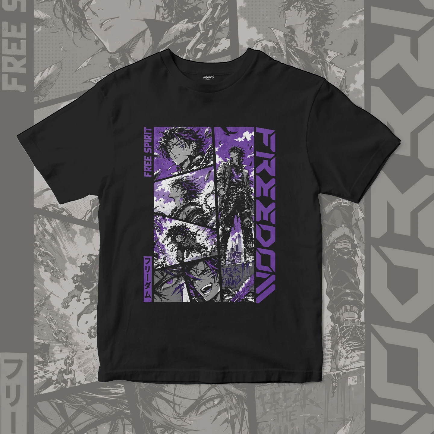 Free Spirit Rebel | Unisex Jersey Short Sleeve Tee - Image 3