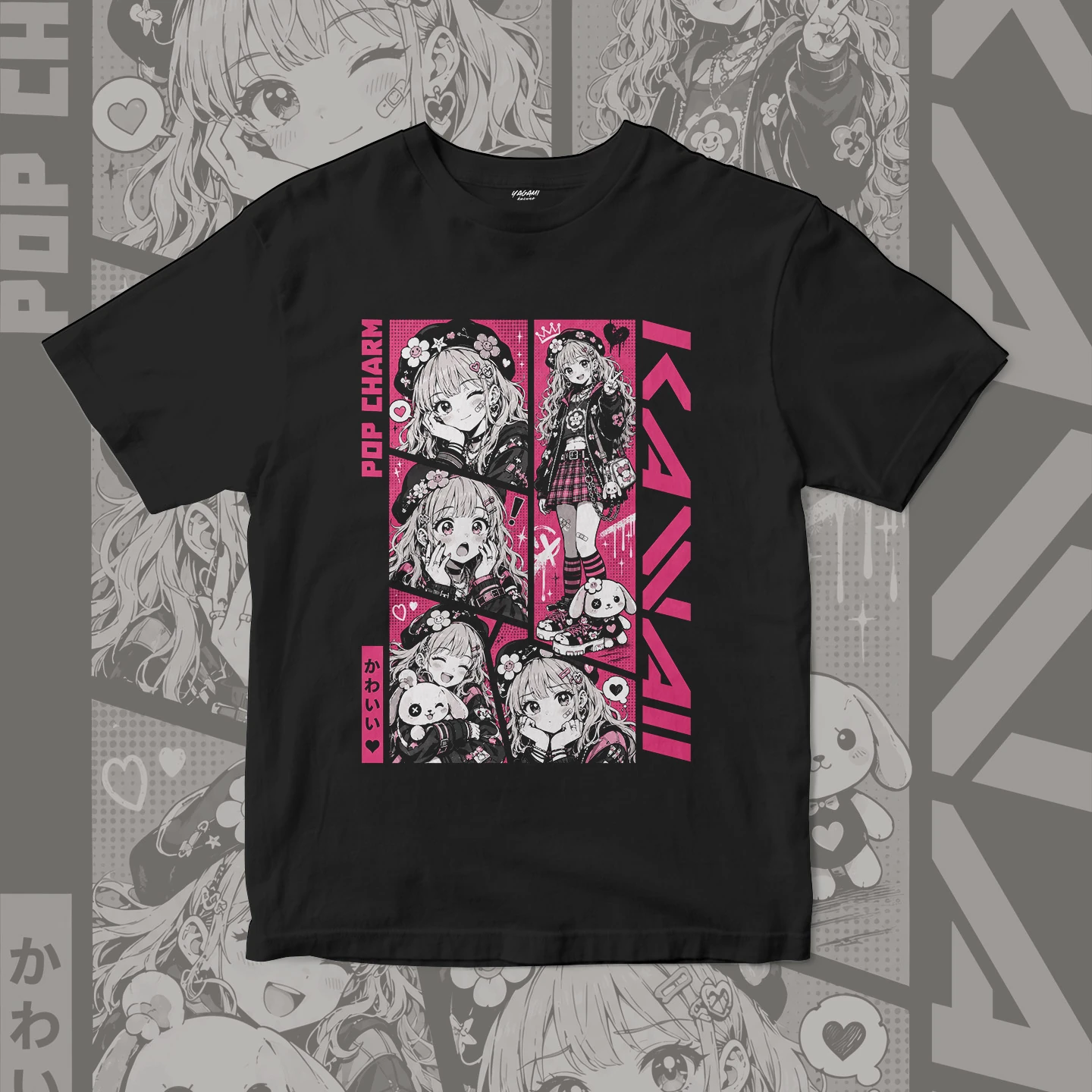Pop Charm Kawaii | Unisex Jersey Short Sleeve Tee - Image 3