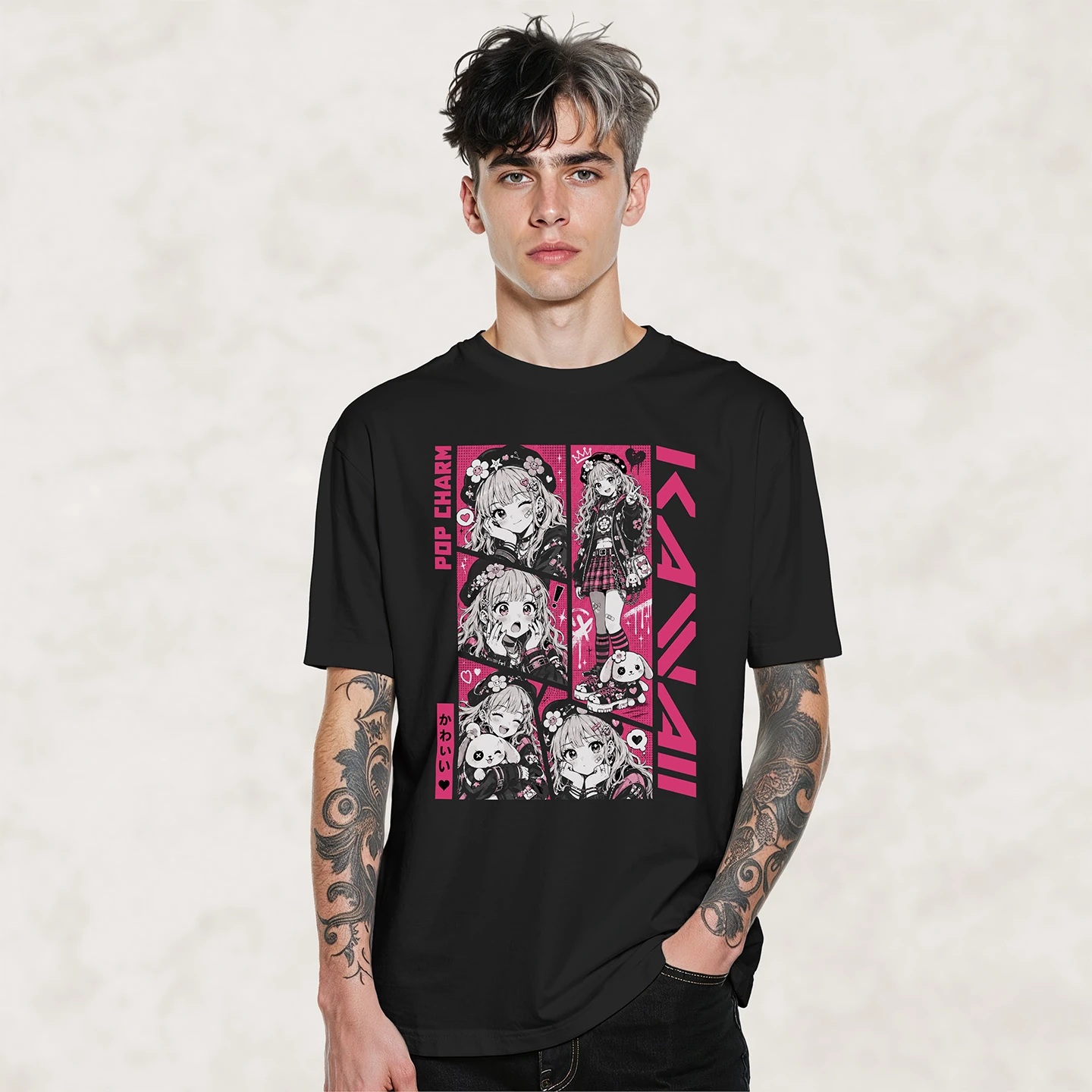Pop Charm Kawaii | Unisex Jersey Short Sleeve Tee - Image 2