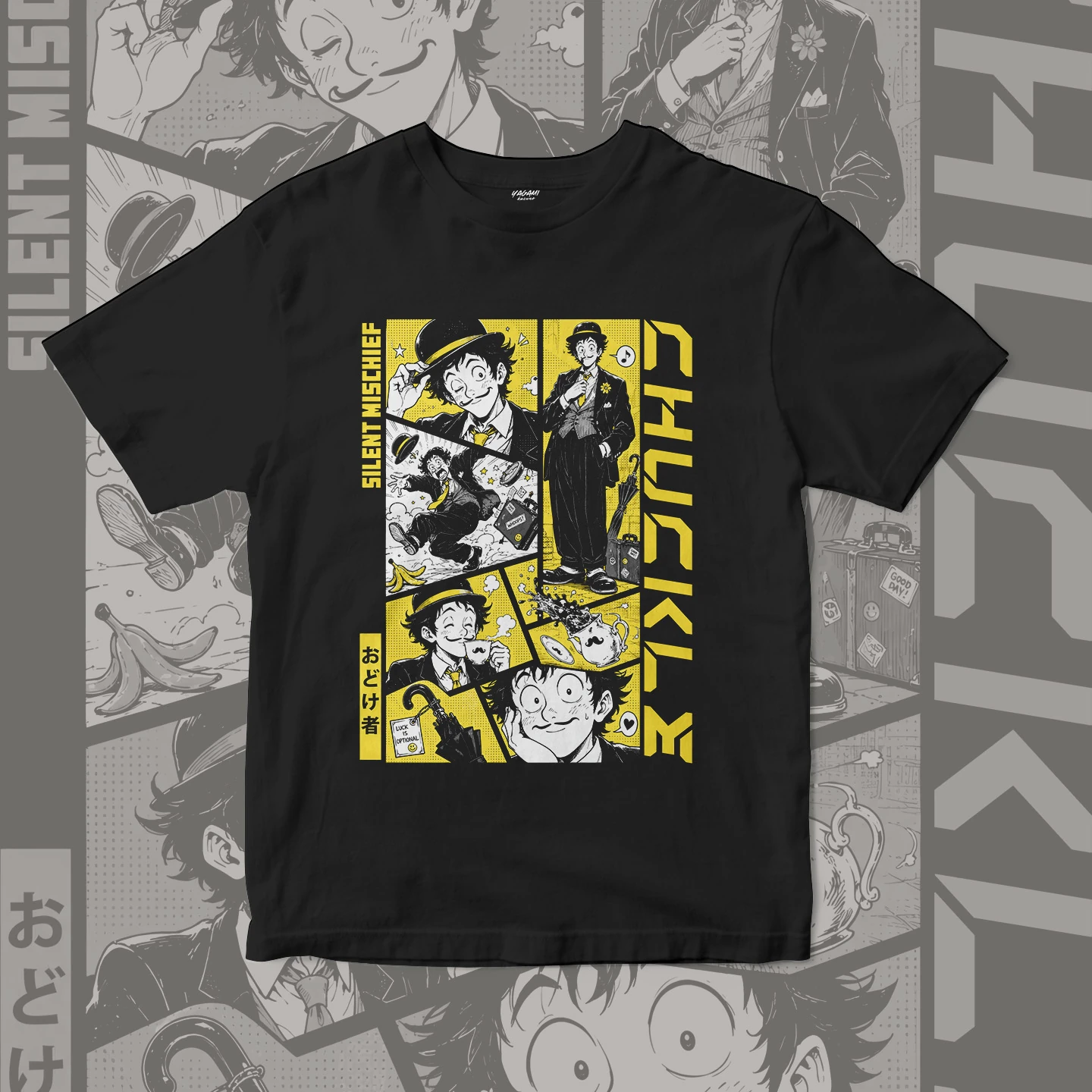 Silent Mischief Gentleman | Unisex Jersey Short Sleeve Tee - Image 3