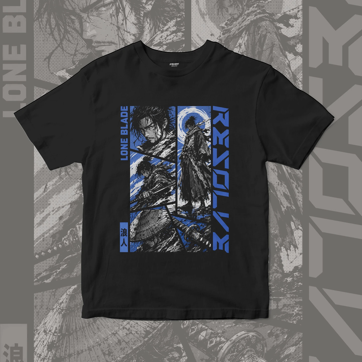 Lone Blade Ronin | Unisex Jersey Short Sleeve Tee - Image 3