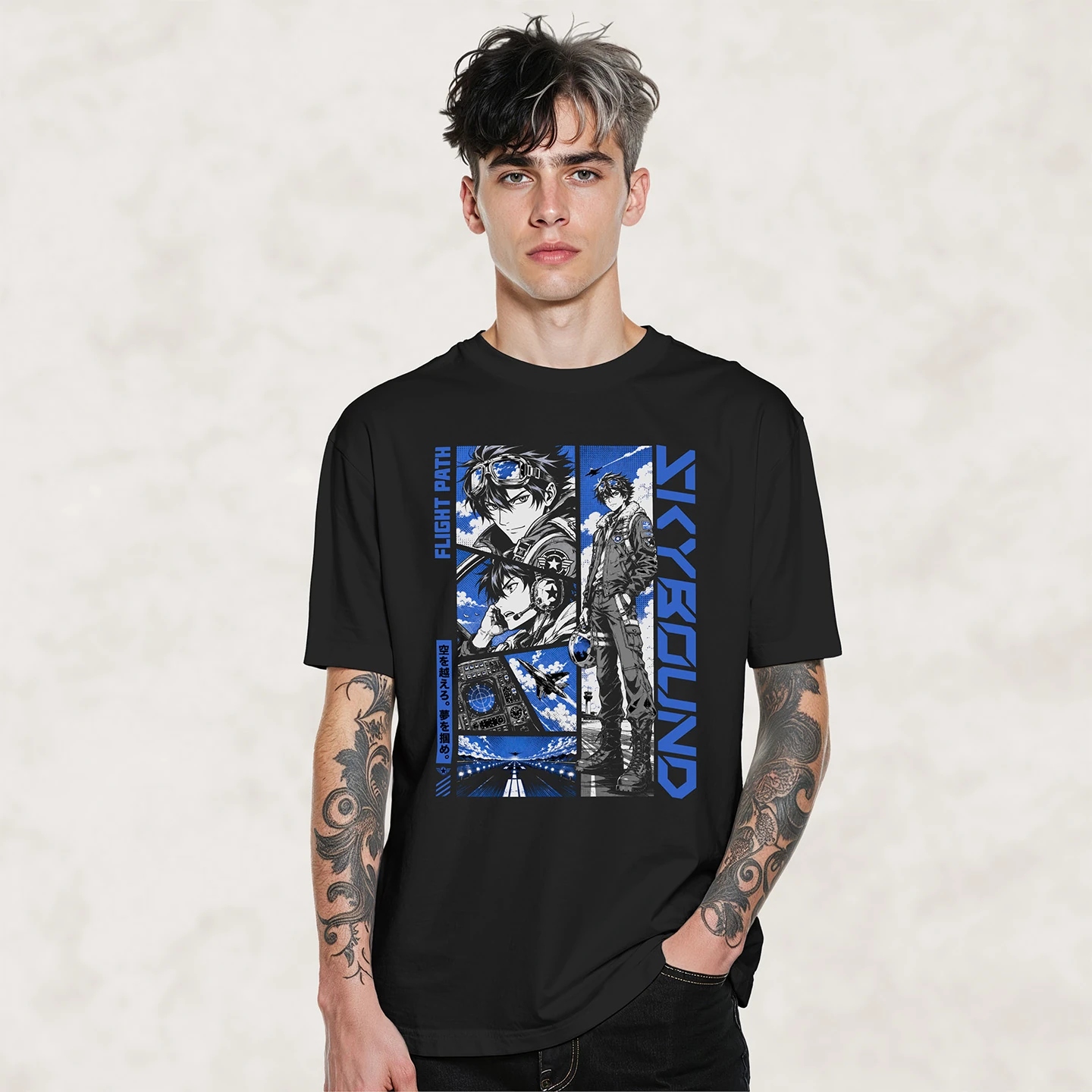 Flight Path Pilot | Unisex Jersey Short Sleeve Tee - Image 2