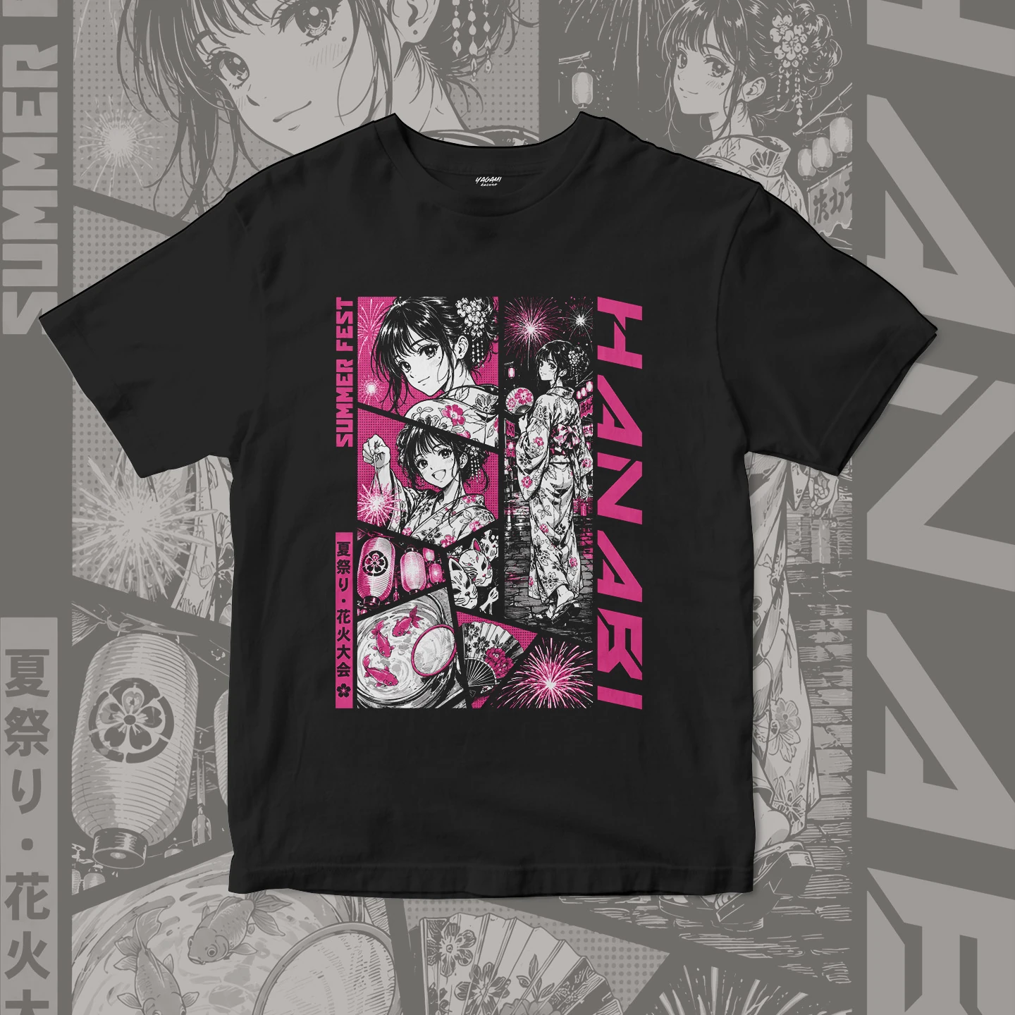 Summer Festival Fireworks | Unisex Jersey Short Sleeve Tee - Image 3