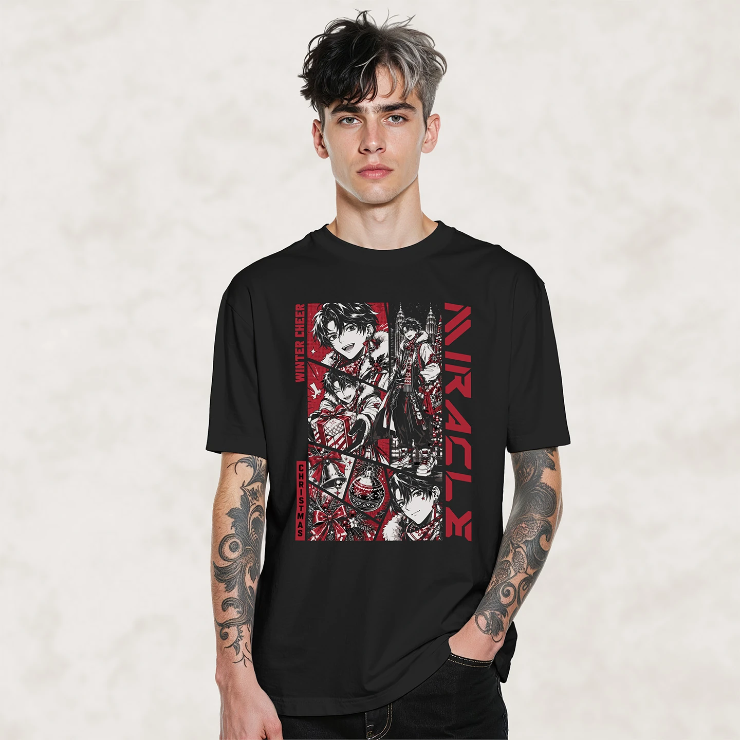 Winter City Cheer | Unisex Jersey Short Sleeve Tee - Image 2